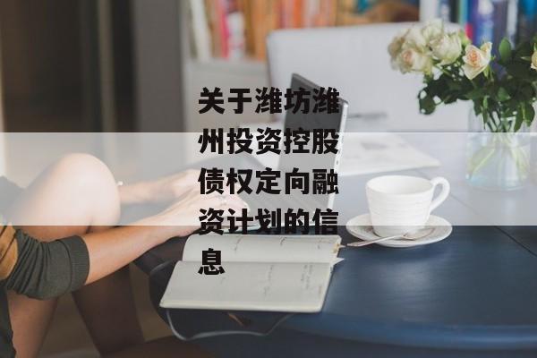 关于潍坊潍州投资控股债权定向融资计划的信息