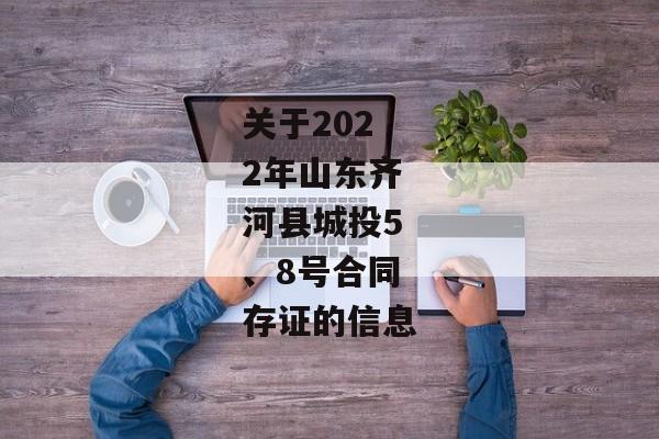 关于2022年山东齐河县城投5、8号合同存证的信息