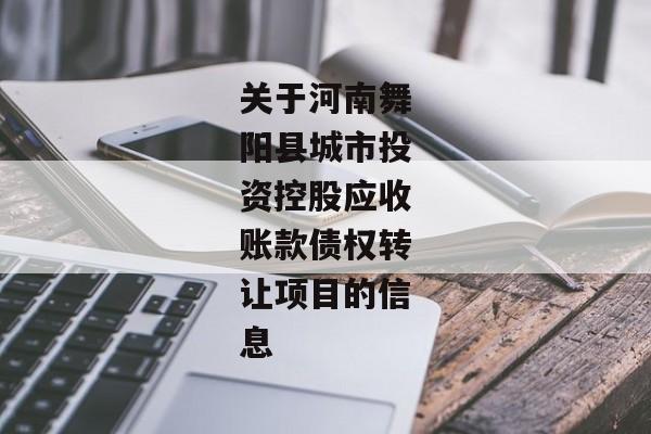 关于河南舞阳县城市投资控股应收账款债权转让项目的信息